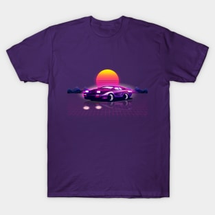 Vaporwave Car T-Shirt